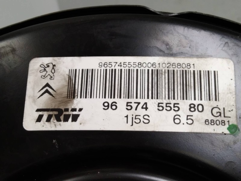 Recambio de servofreno para peugeot 207 x-line referencia OEM IAM 9657455580  