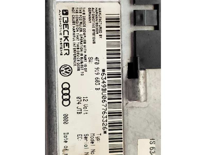 Recambio de sistema navegacion gps para audi q7 (4l) 3.0 tdi referencia OEM IAM 4F0919603B 4E0919887D 
