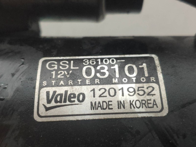 Recambio de motor arranque para hyundai i20 coupe 1.2 16v cat referencia OEM IAM 3610003101 1201952 