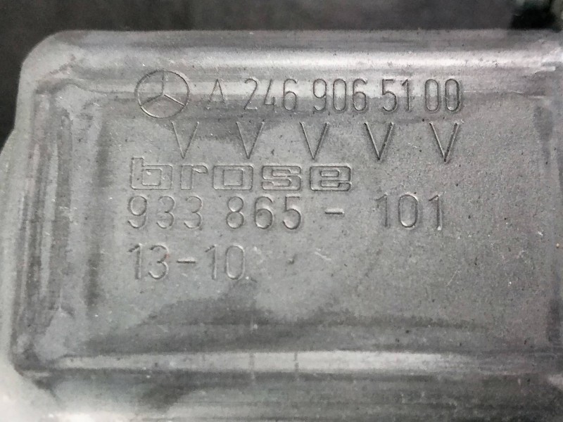 Recambio de elevalunas delantero izquierdo para mercedes clase b (w246) b 180 cdi be (246.200) referencia OEM IAM A2469065100 93