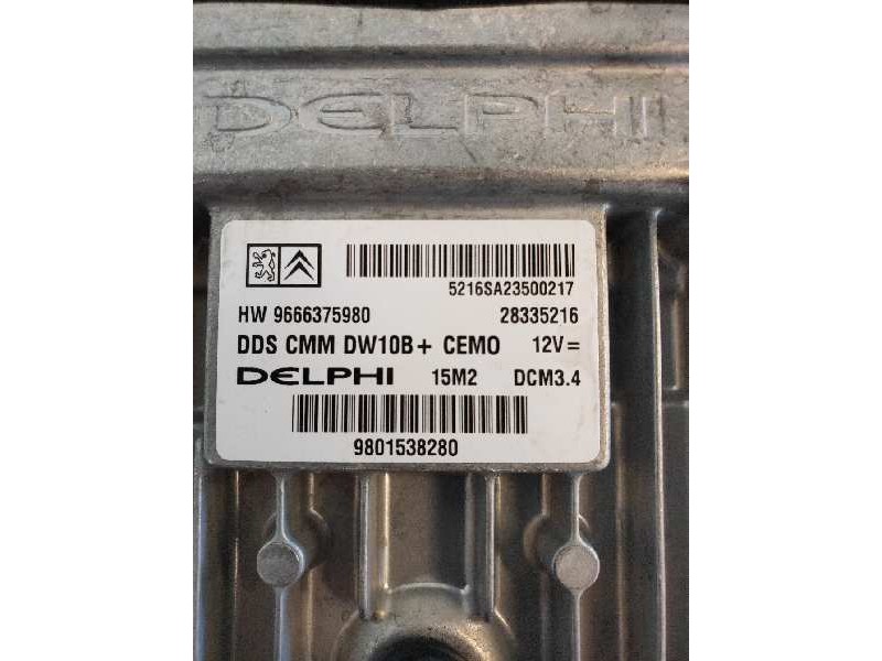 Recambio de centralita motor uce para peugeot 508 active referencia OEM IAM 28335216 9666375980 9801538280