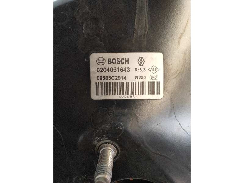 Recambio de servofreno para renault laguna iii expression referencia OEM IAM 0204051643  