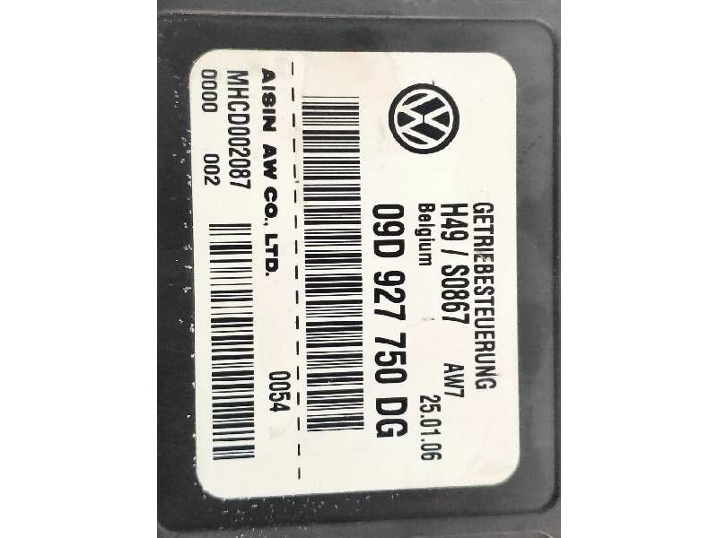 Recambio de modulo electronico para audi q7 (4l) 3.0 tdi referencia OEM IAM 09D927750DG  