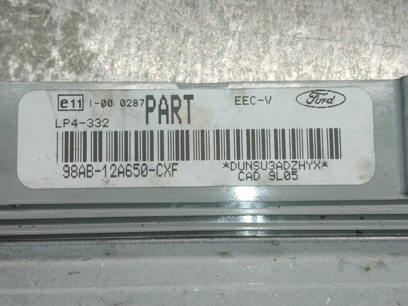 Recambio de centralita motor uce para ford focus berlina (cak) ambiente referencia OEM IAM 98AB12A650CXF PART 