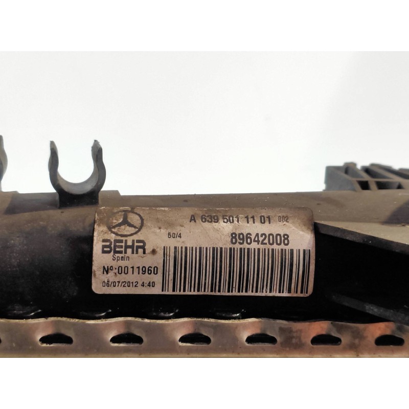 Recambio de radiador agua para mercedes vito kasten (639) 113 cdi lang (639.603) referencia OEM IAM 89642008 6395011101 63950111