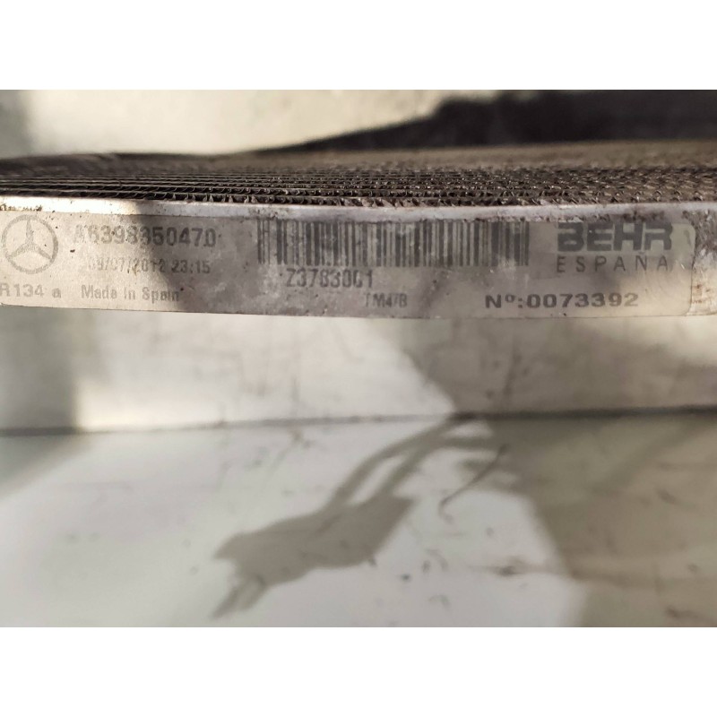 Recambio de condensador / radiador aire acondicionado para mercedes vito kasten (639) 113 cdi lang (639.603) referencia OEM IAM 