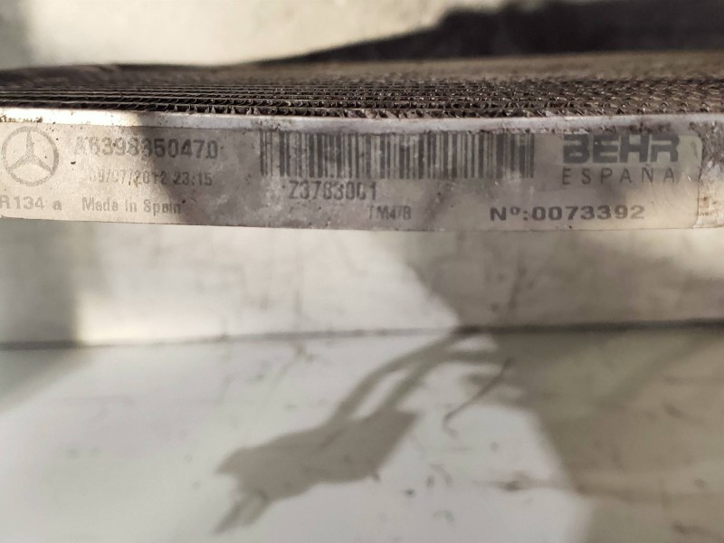 Recambio de condensador / radiador aire acondicionado para mercedes vito kasten (639) 113 cdi lang (639.603) referencia OEM IAM 