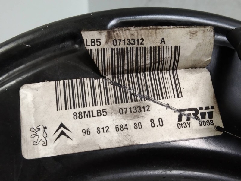 Recambio de servofreno para peugeot partner kasten confort l1 referencia OEM IAM 9681268480  