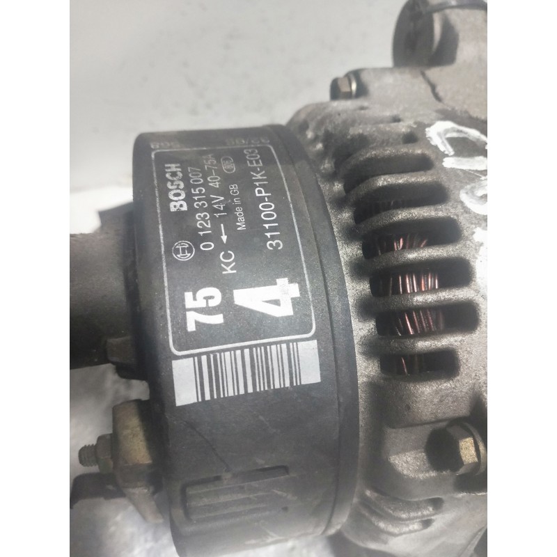 Recambio de alternador para honda civic berlina .5 (ma/mb) 1.6 ls (mb1) referencia OEM IAM 0123315007  