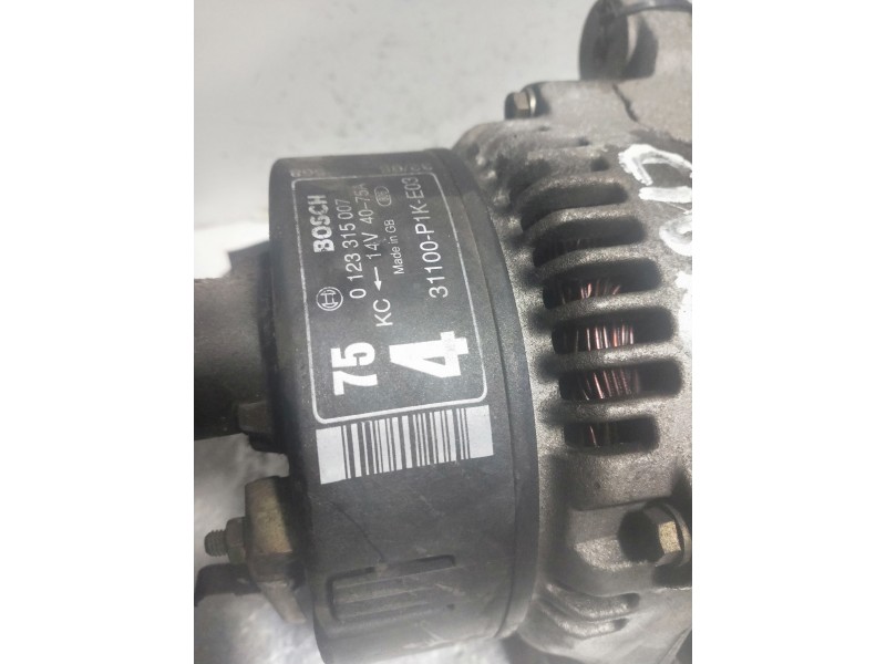 Recambio de alternador para honda civic berlina .5 (ma/mb) 1.6 ls (mb1) referencia OEM IAM 0123315007  