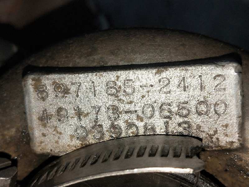 Recambio de turbocompresor para opel astra g berlina 1.7 16v dti cat (y 17 dt / lr6) referencia OEM IAM 4917306500 8971852412  Recambio de turbocompresor para opel astra g berlina 1.7 16v dti cat (y 17 dt / lr6) referencia OEM IAM 4917306500 8971852412