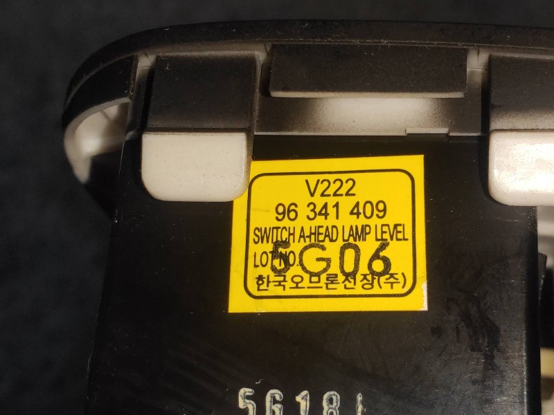 Recambio de mando luces para chevrolet evanda cdx referencia OEM IAM 96341409  