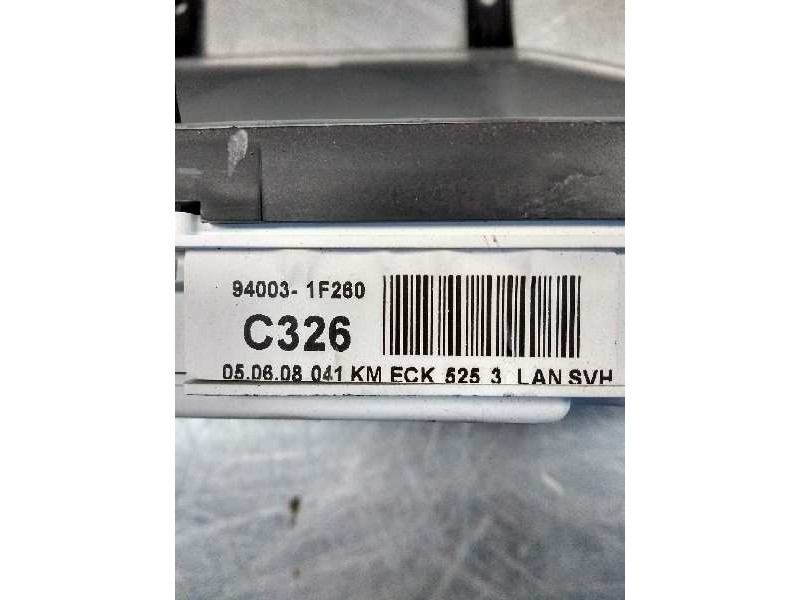 Recambio de cuadro instrumentos para kia sportage 2.0 cat referencia OEM IAM 940031F260 C326 