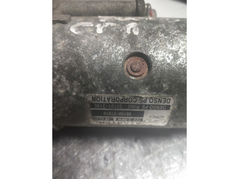 Recambio de motor arranque para kia carens (un) emotion referencia OEM IAM 3610027010  