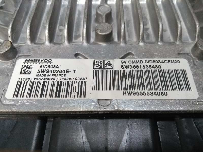 Recambio de centralita motor uce para peugeot 407 st sport referencia OEM IAM 5WS40264ET SW9661835480 HW9655534080 SID803A