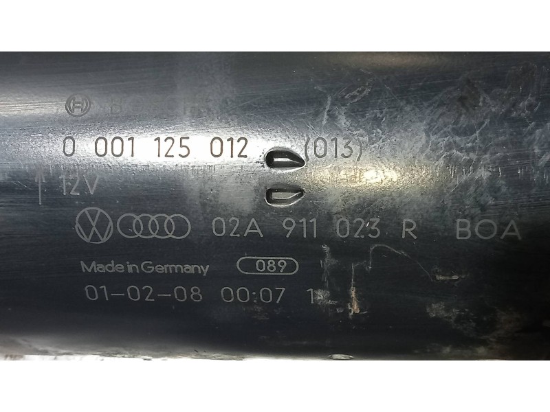 Recambio de motor arranque para audi a2 (8z) 1.4 tdi (55kw) referencia OEM IAM 0001125012 02A911023R 