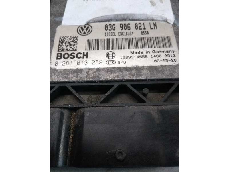 Recambio de centralita motor uce para seat altea (5p1) 1.9 tdi referencia OEM IAM 0281013282 03G906021LN EDC16U34