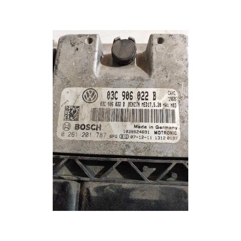 Recambio de centralita motor uce para seat leon (1p1) 1.4 16v tsi referencia OEM IAM 0261201787 03C906022B MED17520