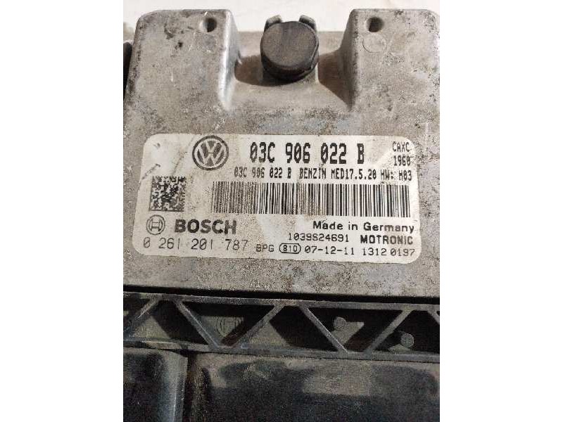 Recambio de centralita motor uce para seat leon (1p1) 1.4 16v tsi referencia OEM IAM 0261201787 03C906022B MED17520