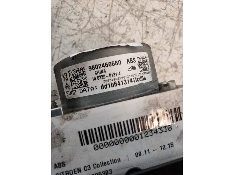 Recambio de abs para citroen c3 collection referencia OEM IAM 28515025393 10062230431 10091511673 10022001214 9802460680