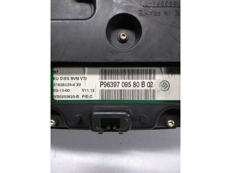 Recambio de cuadro instrumentos para citroen xsara coupe 2.0 hdi vtr referencia OEM IAM P9639709580 B02 216585296