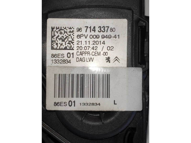 Recambio de potenciometro pedal para citroen c-elysée seduction referencia OEM IAM 9671433780 6PV00994941 