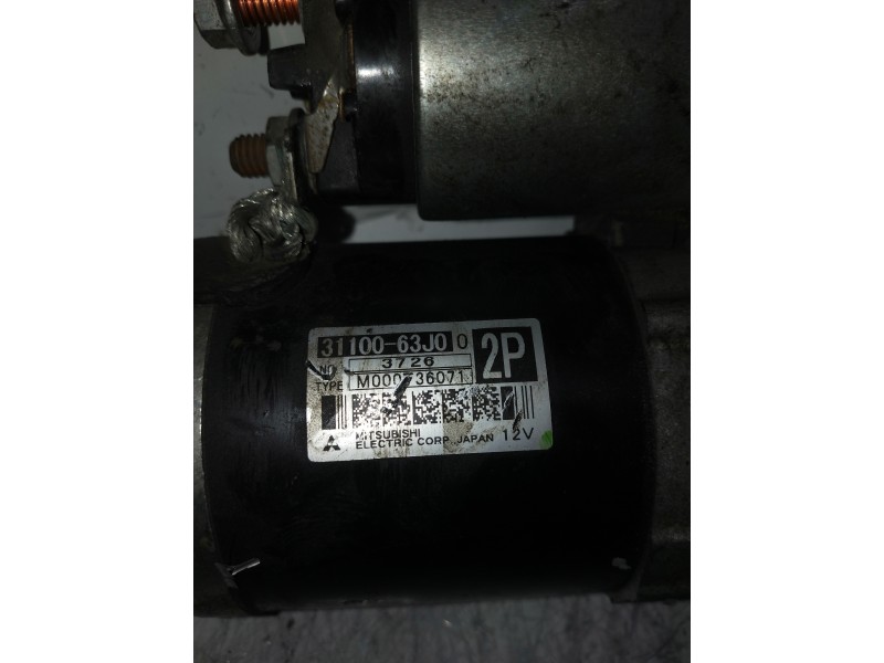 Recambio de motor arranque para suzuki jimny sn (fj) techo lona superlujo referencia OEM IAM 3110063J0   Recambio de motor arranque para suzuki jimny sn (fj) techo lona superlujo referencia OEM IAM 3110063J0