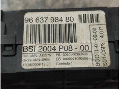 Recambio de caja reles / fusibles para citroen c4 berlina collection referencia OEM IAM 9663798480 BSI2004P0800 S01C5P340P 2