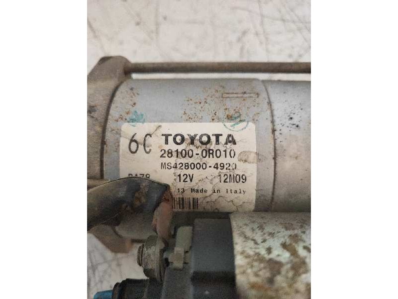 Recambio de motor arranque para toyota rav 4 (a3) active referencia OEM IAM 281000R010 MS4280004920 
