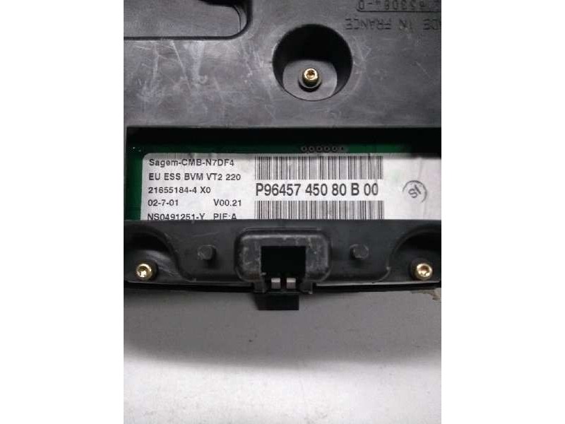 Recambio de cuadro instrumentos para citroen xsara coupe 1.6 sx referencia OEM IAM P9645745080 B00 216551844