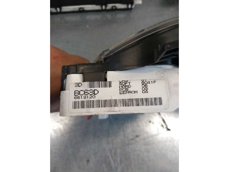 Recambio de cuadro instrumentos para nissan micra (k12e) 1.2 cat referencia OEM IAM BC63D 6613120 3D Recambio de cuadro instrumentos para nissan micra (k12e) 1.2 cat referencia OEM IAM BC63D 6613120 3D