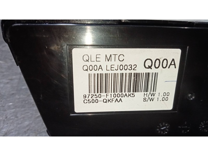 Recambio de mando calefaccion / aire acondicionado para kia sportage business 2wd referencia OEM IAM 97250F1000 97250F1000AK5 
