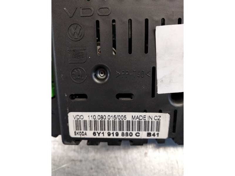 Recambio de cuadro instrumentos para skoda fabia (6y2/6y3) classic referencia OEM IAM 110080015005 6Y1919880C 