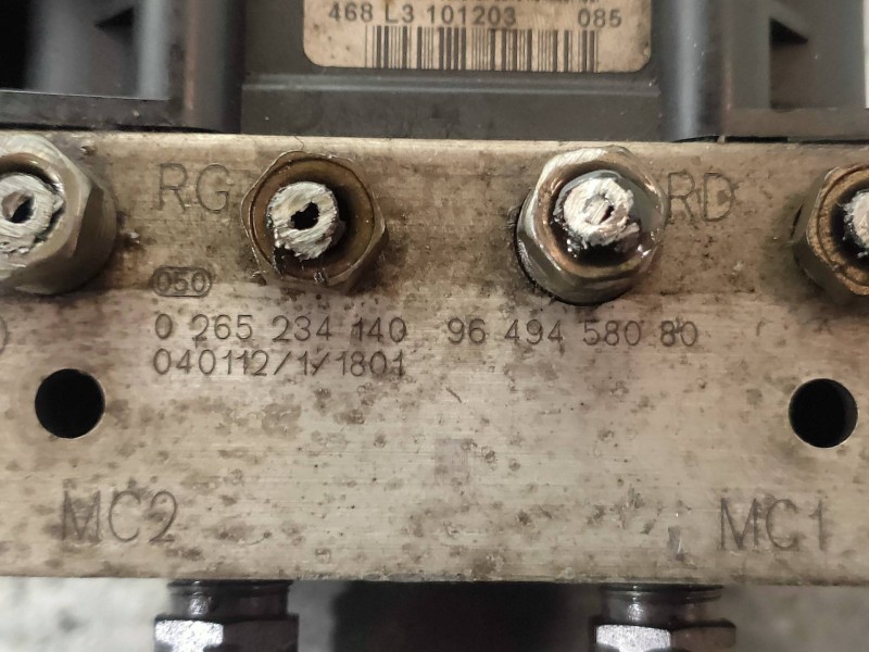 Recambio de abs para peugeot 307 (s1) speed up referencia OEM IAM 0265234140 9649458080 0265950368