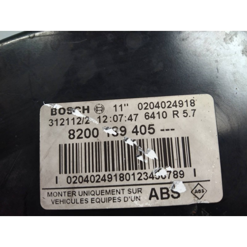 Recambio de servofreno para renault master ii phase 2 caja cerrada l1h1 caja cerrada 3.3 to referencia OEM IAM 0204024918  