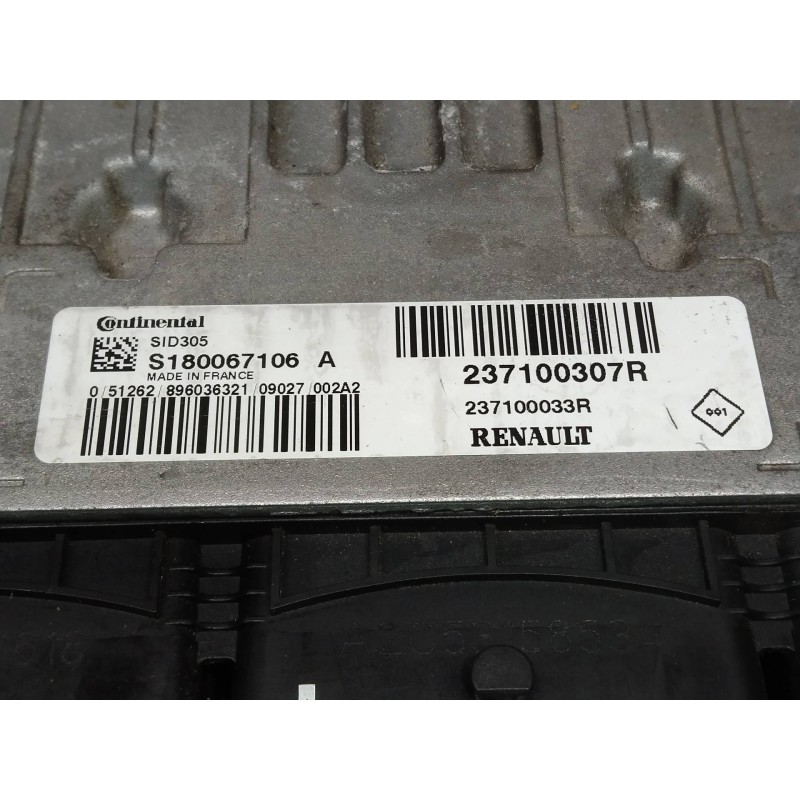 Recambio de centralita motor uce para renault megane iii berlina 5 p dynamique referencia OEM IAM S180067106A 237100307R 2371000