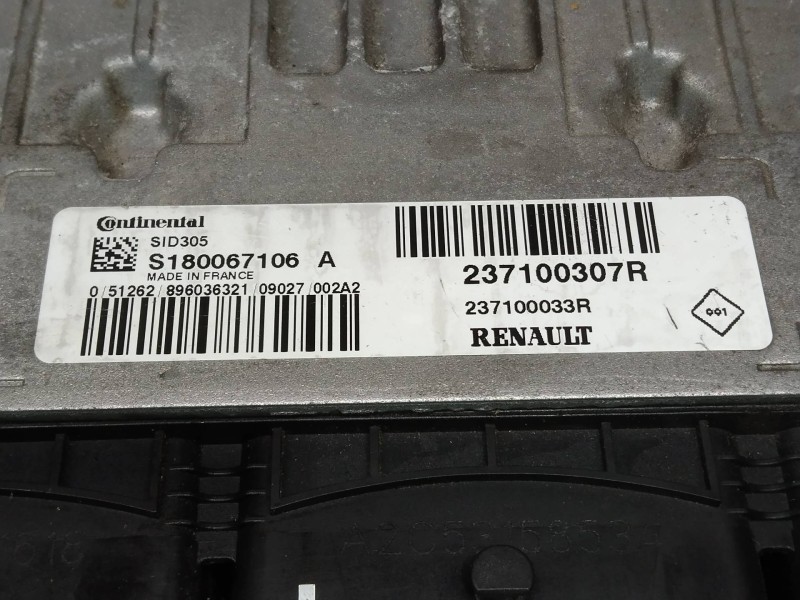 Recambio de centralita motor uce para renault megane iii berlina 5 p dynamique referencia OEM IAM S180067106A 237100307R 2371000