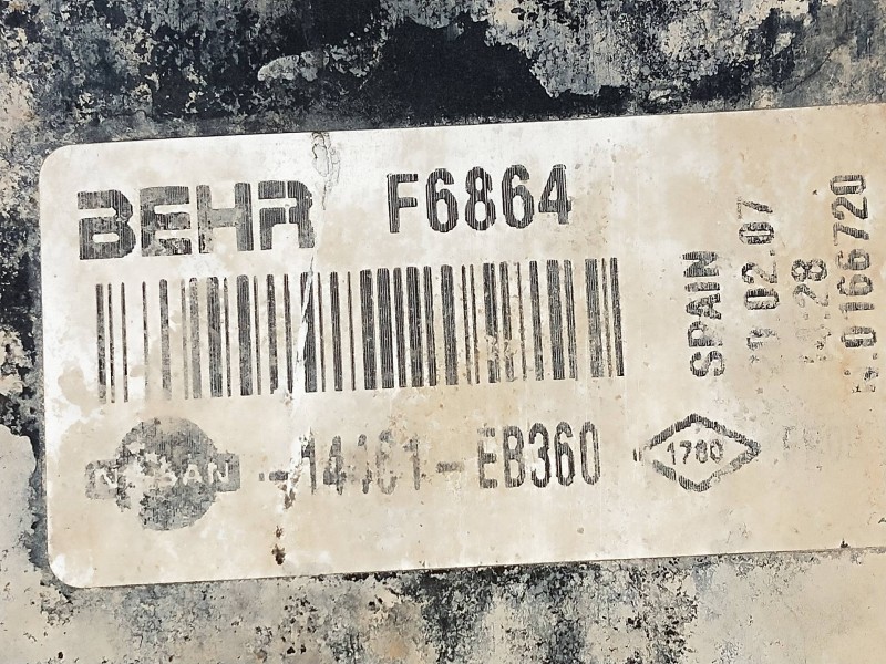 Recambio de intercooler para nissan navara pick-up (d40m) 2.5 dci diesel cat referencia OEM IAM 14461EB360  