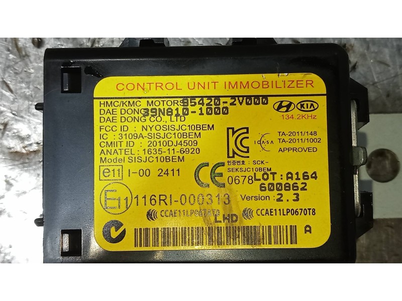 Recambio de modulo electronico para kia sportage business 2wd referencia OEM IAM 954202V000  