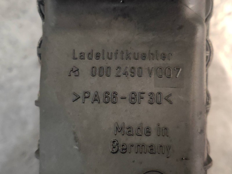 Recambio de intercooler para smart coupe fortwo coupe cdi referencia OEM IAM 0002490V007  