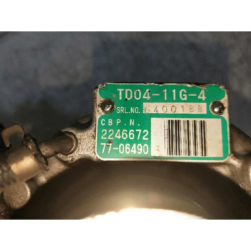 Recambio de turbocompresor para opel omega b 2.5 turbodiesel (x 25 td / u 25 td / l93) referencia OEM IAM 7706490 2246672 TD0411
