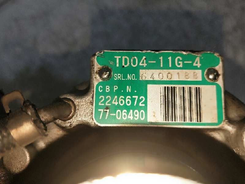 Recambio de turbocompresor para opel omega b 2.5 turbodiesel (x 25 td / u 25 td / l93) referencia OEM IAM 7706490 2246672 TD0411