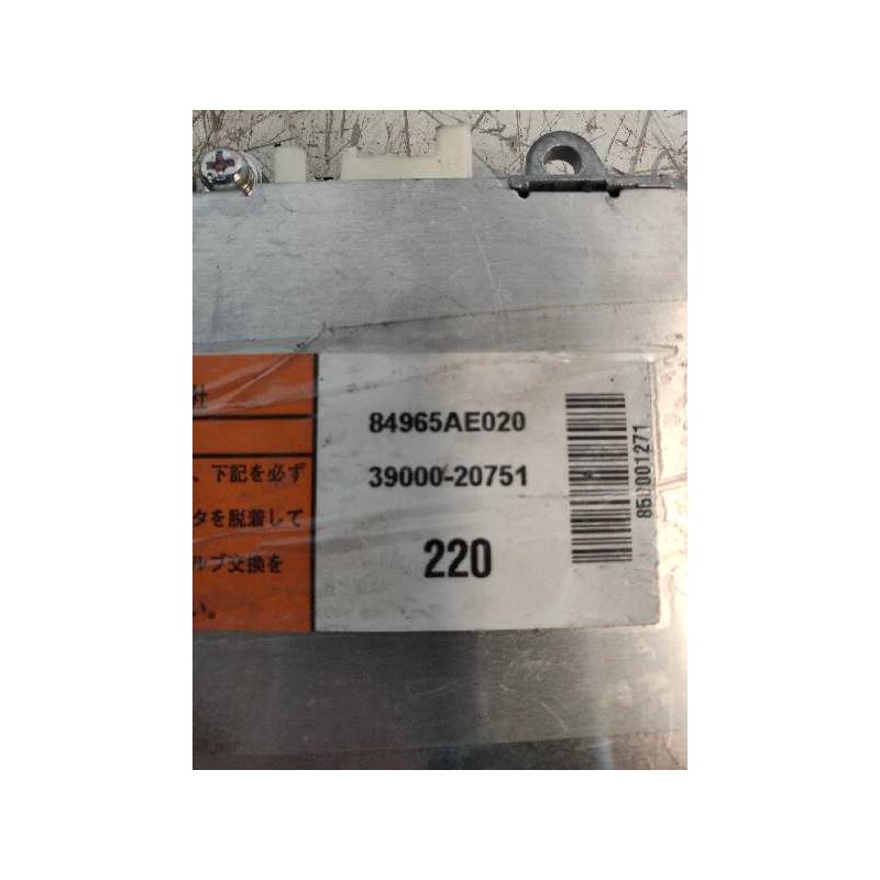 Recambio de centralita faros xenon para subaru legacy familiar/outback b13 (bp) 2.0 diesel cat referencia OEM IAM 84965AE020 390