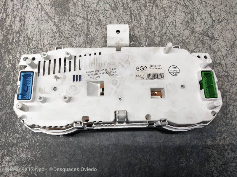 Recambio de cuadro instrumentos para suzuki ignis rm (mh) básico referencia OEM IAM 341006G0 3410086G20 6G2