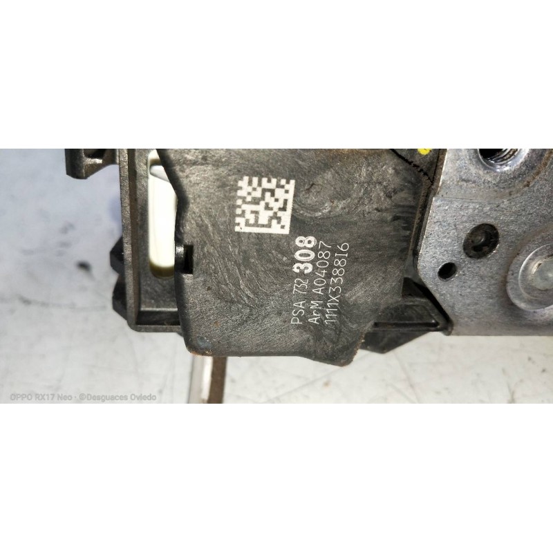 Recambio de motor cierre centralizado delantero derecho para citroen c3 selection referencia OEM IAM 732308  
