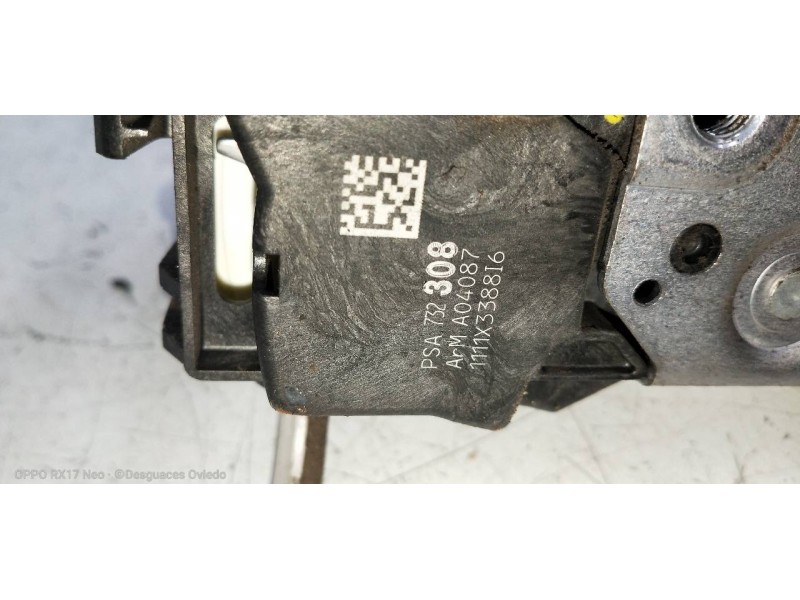 Recambio de motor cierre centralizado delantero derecho para citroen c3 selection referencia OEM IAM 732308  