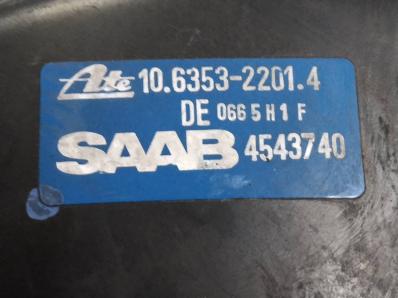 Recambio de servofreno para saab 9000 / 9000 cs turbo 16 referencia OEM IAM 03775229314 4543740 