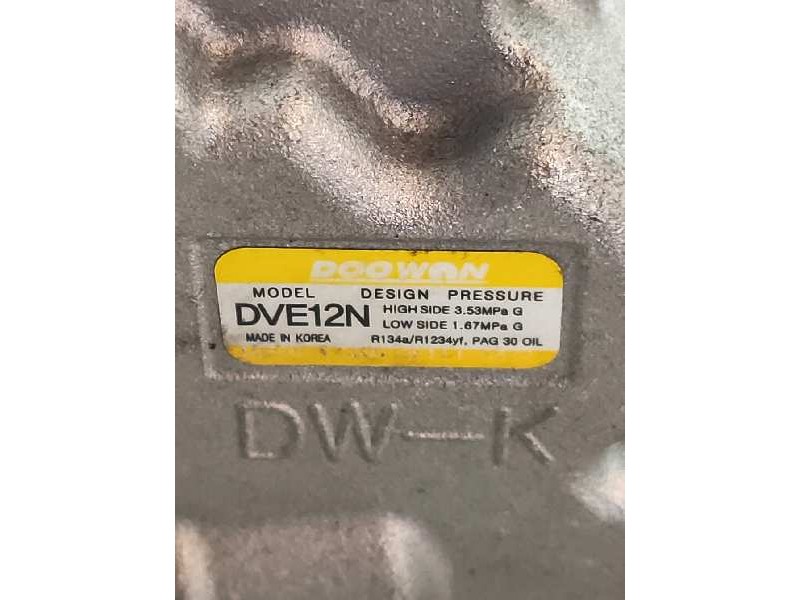 Recambio de compresor aire acondicionado para kia stonic (ybcuv) concept referencia OEM IAM DVE12N  