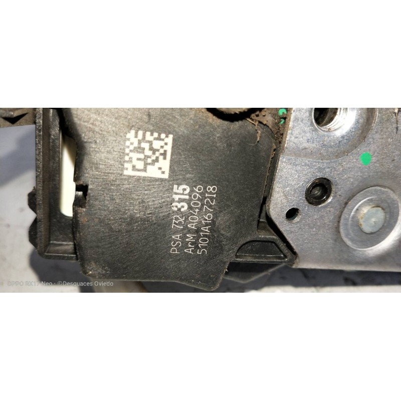 Recambio de motor cierre centralizado trasero derecho para citroen c3 selection referencia OEM IAM 735315  