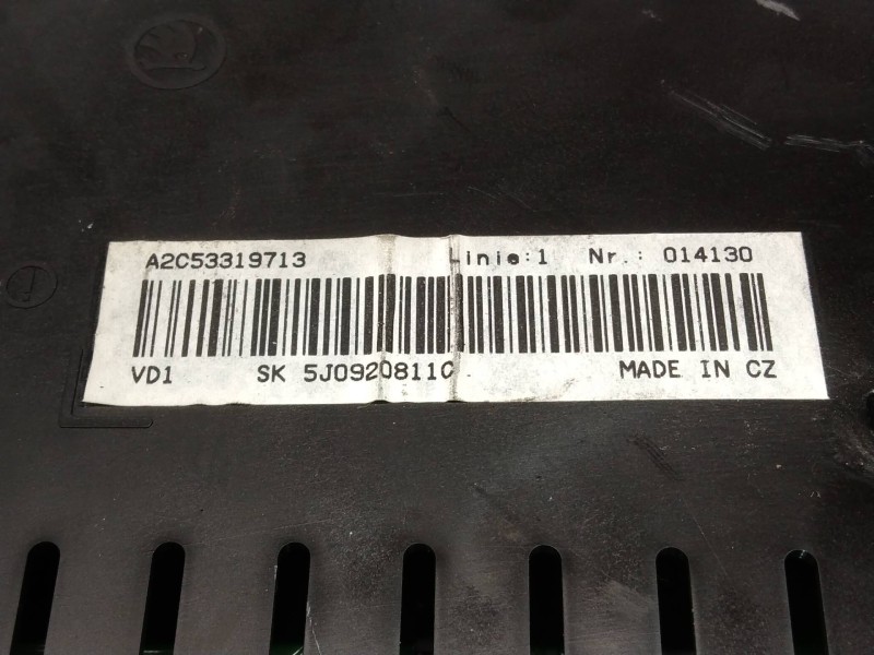 Recambio de cuadro instrumentos para skoda fabia (5j2 ) style referencia OEM IAM 5J0920811C A2C53319713 